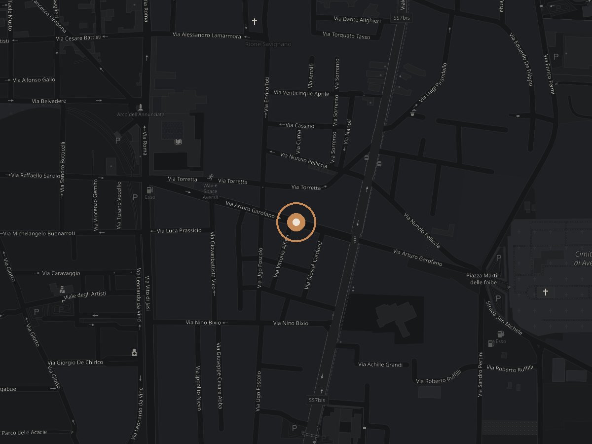 Mappa: iBacco in Via Arturo Garofano 119, Aversa